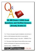 CD 480 Exam 4 2026 70 Questions &ndash; Autism CAS Developmental Disorders Intervention Answers&comma; Child Development