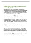 ENV101 chapter 3 study guide questions and  answers Graded A&plus; 