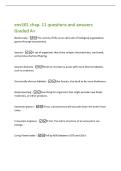 env101 chap&period; 11 questions and answers  Graded A&plus; 