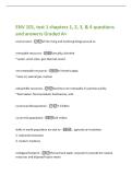 ENV 101&comma; test 1 chapters 1&comma; 2&comma; 3&comma; & 4 questions  and answers Graded A&plus; 