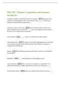 ENV 101 - Chapter 3 questions and answers  Graded A&plus; 