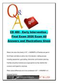 CD 480 EXAM COMPLETE PACKAGE DEAL