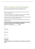 ENV 101 questions and answers Graded A&plus; 