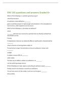ENV 101 questions and answers Graded A&plus; 