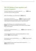 ENV 101 Midterm Exam questions and  answers Graded A&plus; 