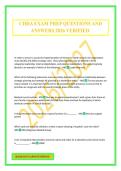 CHDA EXAM PREP QUESTIONS AND ANSWERS 2026 VERIFIED&period;