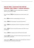 ERSC181 WEEK 1 QUESTIONS AND VERIFIED  ANSWERS &vert;100&percnt; CORRECT &vert; ALREADY GRADED A 