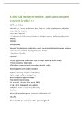 ESRM 423 Midterm Review Exam questions and  answers Graded A&plus; 