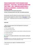 TEXAS MANICURIST STATE BOARD EXAM 2026&sol;2027 &vert; TDLR NAIL TECHNICIAN WRITTEN TEST PREP &vert; 300&plus; VERIFIED QUESTIONS & DETAILED ANSWERS &vert; GUARANTEED PASS STUDY GUIDE