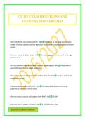 CT 125 EXAM QUESTIONS AND ANSWERS 2026 VERIFIED&period;
