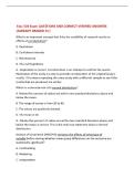 Exsc 520 Exam QUESTIONS AND CORRECT VERIFIED ANSWERS  &vert;ALREADY GRADED A&plus;&vert; 