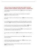 FAR Part 23 West LA College QUESTIONS AND CORRECT DETAILED  ANSWERS &lpar;VERIFIED ANSWERS&rpar; &vert;ALREADY GRADED A&plus;&vert;&vert;BRAND NEW 