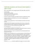 F100 CGSC Questions and Answers latest Update &vert;  100&percnt; Correct 