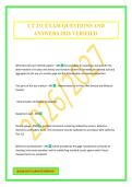 CT 231 EXAM QUESTIONS AND ANSWERS 2026 VERIFIED&period;