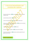 CTM 375 EXAM QUESTIONS AND ANSWERS 2026 VERIFIED&period;