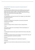 FM 110 TEST PT 2 Questions and answers already Graded A&plus;  