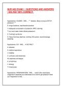 NUR1460 EXAM 1 &vert; QUESTIONS AND ANSWERS  &vert; SOLVED 100&percnt; CORRECT&period;