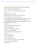 Galen NUR 170 exam 2 Questions and Answers  latest Update &vert; 100&percnt; Correct  