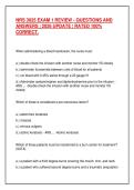 NRS 3025 EXAM 1 REVIEW - QUESTIONS AND  ANSWERS &vert; 2026 UPDATE &vert; RATED 100&percnt;  CORRECT&period;
