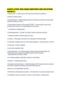 ReXPN LATEST 2026 EXAM QUESTIONS AND SOLUTIONS RATED