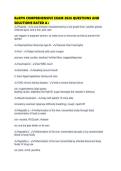 ReXPN COMPREHENSIVE EXAM 2026 QUESTIONS AND SOLUTIONS RATED