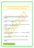 EM 385 &lpar;40 HOUR&rpar; EXAM QUESTIONS AND ANSWERS 2026 VERIFIED&period;