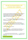 EM 385 EXAM QUESTIONS AND ANSWERS 2026 VERIFIED&period;
