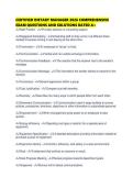 CERTIFIED DIETARY MANAGER 2026 COMPREHENSIVE EXAM QUESTIONS AND SOLUTIONS RATED A&period;pdf  1&period;