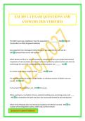 EM 385 1-1 EXAM QUESTIONS AND ANSWERS 2026 VERIFIED&period;