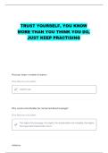 UGA FINA 3000 EXAM 1 QUESTIONS WITH CORRECT ANSWERS