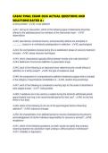 CASAC FINAL EXAM 2026 ACTUAL QUESTIONS AND SOLUTIONS RATED
