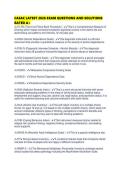 CASAC LATEST 2026 EXAM QUESTIONS AND SOLUTIONS RATED