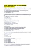 CASAC CORE EXAM 2026 TEST QUESTIONS AND SOLUTIONS RATED 