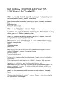 BMS 300 EXAM 1 PRACTICE QUESTIONS WITH VERIFIED ACCURATE ANSWERS