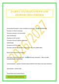 FA BOLC EXAM QUESTIONS AND ANSWERS 2026 VERIFIED&period;