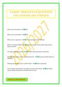 FA BOLC MOD II EXAM QUESTIONS AND ANSWERS 2026 VERIFIED&period;