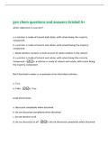 ACS Gen Chem 2 Final Exam questions and answers Graded A&plus;