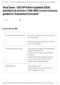 Final Exam - IDIS 199 EXAM &lpar;updated 2026&rpar; Questions & Answers &vert; With 100&percnt; Correct Answers graded A&plus; Guaranteed Success&excl;&excl;