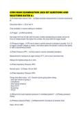 CFRN MAIN EXAMINATION 2026 SET QUESTIONS AND SOLUTIONS RATED