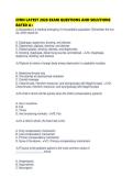 CFRN LATEST 2026 EXAM QUESTIONS AND SOLUTIONS RATED
