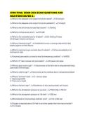 CFRN FINAL EXAM 2026 EXAM QUESTIONS AND SOLUTIONS RATED