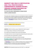 MARRIOTT ONE YIELD V2 CERTIFICATION 2026 &vert; FULL PRACTICE EXAM & COMPREHENSIVE LEARNING REVIEW &vert; VERIFIED LEARNING RESOURCE PDF