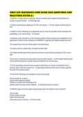 OHIO LIFE INSURANCE CORE EXAM 2026 QUESTIONS AND SOLUTIONS RATED