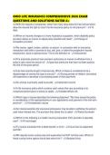 OHIO LIFE INSURANCE COMPREHENSIVE 2026 EXAM QUESTIONS AND SOLUTIONS RATED