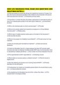 OHIO LIFE INSURANCE FINAL EXAM 2026 QUESTIONS AND SOLUTIONS RATED
