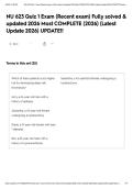 NU 623 Quiz 1 Exam &lpar;Recent exam&rpar; Fully solved & updated 2026 Most COMPLETE &lpar;2026&rpar; &lpar;Latest Update 2026&rpar; UPDATE&excl;&excl;