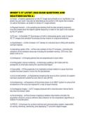MOSBY'S CT LATEST 2026 EXAM QUESTIONS AND SOLUTIONS RATED A&plus;