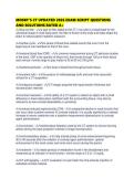 MOSBY'S CT UPDATED 2026 EXAM SCRIPT QUESTIONS AND SOLUTIONS RATED A&plus;