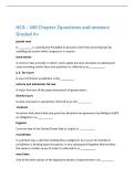 HCA - 340 Chapter 2questions and answers  Graded A&plus; 