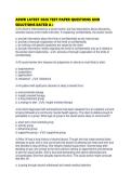 ASWB LATEST 2026 TEST PAPER QUESTIONS AND SOLUTIONS RATED